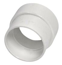 Vaculine Central Vacuum White PVC 2 Inch To 1-3/4 Inch Pipe Adaptor Fitting - $4.95
