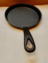Small 5” Individual Cast Iron Round Frying Pan Skillet Griddle 1/2” Deep... - $9.99