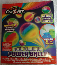 Cra-Z-Art Glow &amp; Bounce Power Balls DIY Kit ~ NIP - $14.80