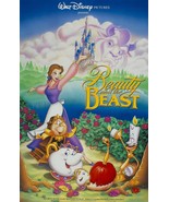 1991 Disney Beauty And The Beast Movie Poster Print Belle Be Our Guest  - £5.59 GBP