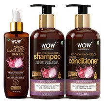 WOW Skin Science Ultimate Onion Oil Hair Care Kit for Hair Fall Control 800ml - £29.94 GBP