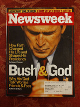 NEWSWEEK March 10 2003 George W Bush and God New WTC plan - £6.88 GBP