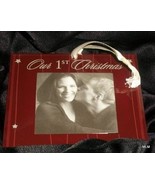 OUR  FIRST  CHRISTMAS GLASS  Photo Ornament-Insert  YOUR SPECIAL PICTURE - $20.58 CAD