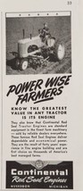 1942 Print Ad Continental Red Seal Engines Farm Tractor in Field Muskegon,MI - £7.73 GBP