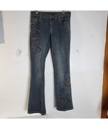 Chicos Womens Beaded Denim New without tags Chicos Size 1 (size 8) - £30.03 GBP