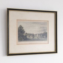 Towneley Hall Burnley Engraving, W. Le Petit after C. Pickering, Antique... - £31.72 GBP