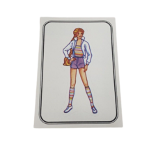 VINTAGE 1983 MATTEL FIGURINE PANINI BARBIE ALBUM STICKER NOS NEW OLD STO... - $4.75