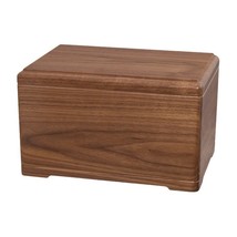 Walnut Designer Wood Cremation Urn - £151.80 GBP