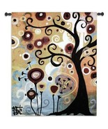 43x53 JUNE TREE OF LIFE Contemporary Tapestry Wall Hanging - $228.61 CAD