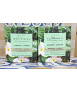 Bath &amp; Body works Wallflower refills 4 bulbs RAINFOREST GARDENIA 2 boxes... - $24.95