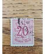 Belgium Stamp Lion Rampant 20c Used 409 - $0.99