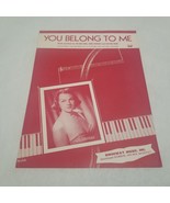 You Belong to Me by Pee Wee King, Redd Stewart, Chilton Price w/ Jo Staf... - £5.45 GBP
