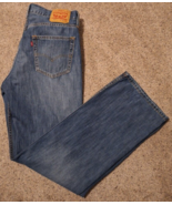 Levi&#39;s 527 Jeans 34x33(tag 34x34) Men&#39;s Blue Jeans Bootcut Western Cowbo... - £20.60 GBP
