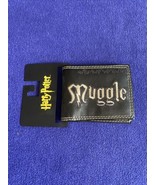 NEW! Harry Potter Black Muggle Bi Fold Wallet - NWT Official - £15.76 GBP