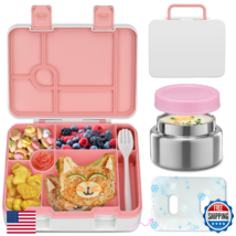BEAQUEE Bento Lunch Box Kids and 9oz Soup Thermo – 5.5-Cup Leakproof Kid... - $54.01