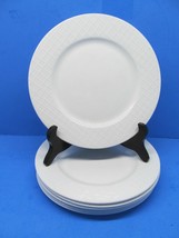 Roscher White Basketweave Salad Plates Bundle Of 6  - $39.00