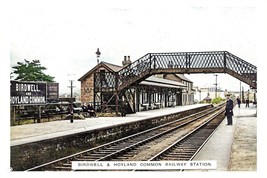 ptc4161 - Yorks - Early Birdwell &amp; Hoyland Common Railway Station - prin... - $2.80