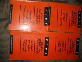 2000 Caravan Voyager Town Country Service Shop Repair Manual Set DIAGNOSTICS - £52.59 GBP
