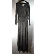 BCBG Generation Dress LS Grey Maxi S Womens NWT - £30.18 GBP
