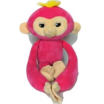 Fingerlings Talking Moving Eyes Bella Pink Monkey Plush WowWee 2018 19" - $26.42