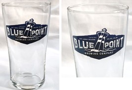 Blue Point Brewing Co Long Island Beer Pint Glass 14 oz Lighthouse Logo - $21.73