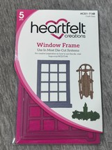 Heartfelt Creations Window Frame Craft Dies 5 pcs HCD1-7148 Cardmaking D... - $19.79