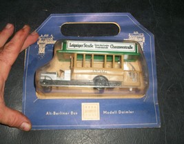 1911 Alt Berliner Bus Modell Daimler Leipziger Straße Berlin Germany Toy Model - £73.98 GBP