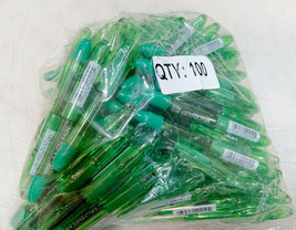 Bulk New 100-pcs Pentel Rsvp Mini Ballpoint Pens Green Ink 1.0mm BK91MND-D - £29.55 GBP