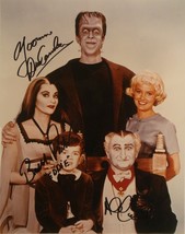THE MUNSTERS CAST SIGNED PHOTO X3 - Yvonne DeCarlo, Al Lewis, Butch Patr... - £270.98 GBP