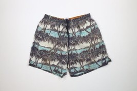 Vintage 90s Speedo Mens Large Spell Out Beach All Over Print Lined Shorts Trunks - £27.58 GBP