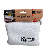 Reusable Veggie Bags 5pk, 1 each Washable Polyester 4 11”x14”. 1 6.75x6.75 - $13.74