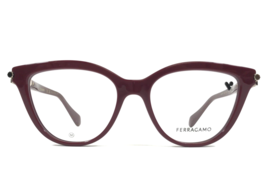 Salvatore Ferragamo Eyeglasses Frames SF2974 601 Burgundy Full Rim 52-17... - £122.36 GBP