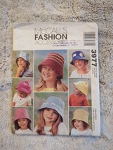 VTG 2003 McCall&#39;s 3977 Toddler or Child&#39;s Bucket Hat 7 Styles Multi SZ S M L FF - £6.78 GBP