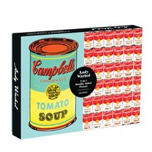 Galison Andy Warhol Soup Can 2-Sided 500 Piece Puzzle, 1 EA - $12.60