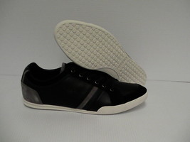 Lacoste men shoes rayford spm black/dark grey leather/suede many sizes - $99.95