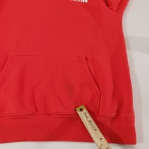 The North Face Mens Box NSE Pullover Red Cotton Blend Hoodie Sweatshirt Chest 43 image 4