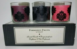PartyLite Forbidden Fruits Scented Candle Trio New in Box P3F/P95473 - £19.92 GBP