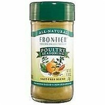 Frontier Natural Products Organic Poultry Seasoning Salt-Free Blend - 1.2 oz - £7.95 GBP