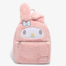 Sanrio x Loungefly My Melody Fuzzy Mini Backpack NEW W TAG - £74.72 GBP