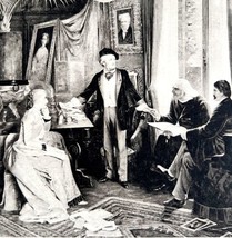 Composer Richard Wagner And Friends Photo Gravure Victorian 1894 Art DWS11 - £46.65 GBP
