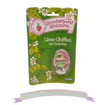 VINTAGE STRAWBERRYLAND MINIATURES STRAWBERRY SHORTCAKE LIME CHIFFON BALL... - $28.50