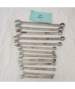 Snap On Tools 13 Pc SAE 12 Point Combination Wrench Set - Lot 407 - £140.12 GBP