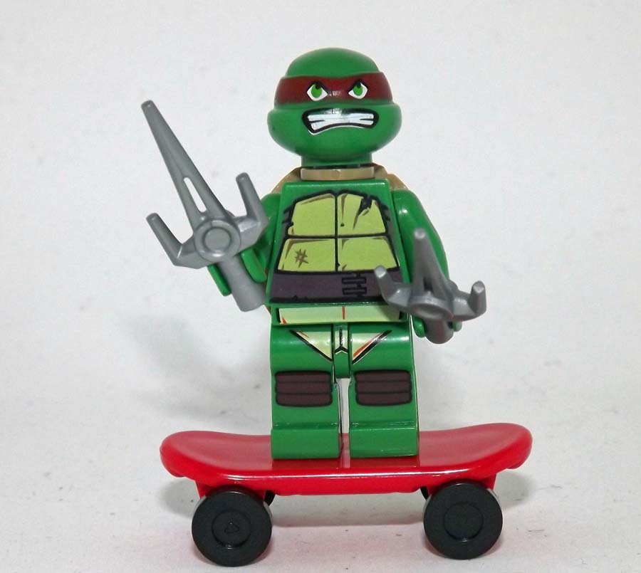 Minifigure Raphael Teenage Mutant Ninja Turtle Cartoon Tmnt US Seller - $7.98