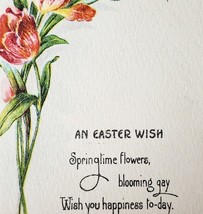 An Easter Wish 1900-1910s Postcard Springtime Flowers Art Theme PCBG6E - $27.36 CAD