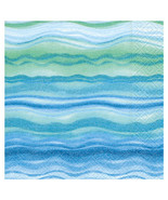 Paper+Design Luncheon Napkins - Blue Waves - £25.80 GBP