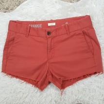 J Crew Salmon Frankie Cut-Off Shorts Size 6 - $15.00