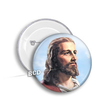 Jesus BUTTON Pin Pinback Buttons Badge Gift - $2.99