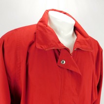 London Fog Women Red Jacket Coat Sz L Regular - £20.70 GBP