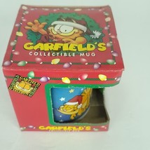 Garfield Happy Holidays Moon Sleeping Coffee Mug Christmas Vintage 1996 ... - £20.54 GBP