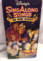 Disneys Sing Along Songs - Beauty and the Beast: Be Our Guest (VHS, 1992) - £9.28 GBP